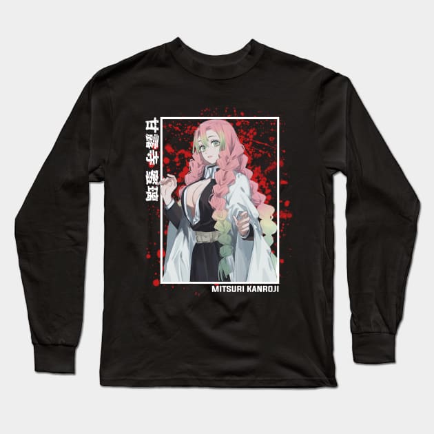 mitsuri kanroji - Demon Slayer Long Sleeve T-Shirt by Otaku Emporium